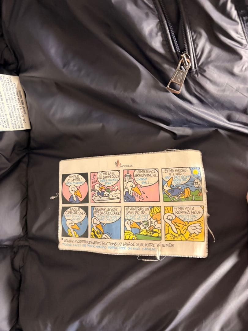 お値下げ依頼　【美品】MONCLER モンジュネーブル　ネイビー