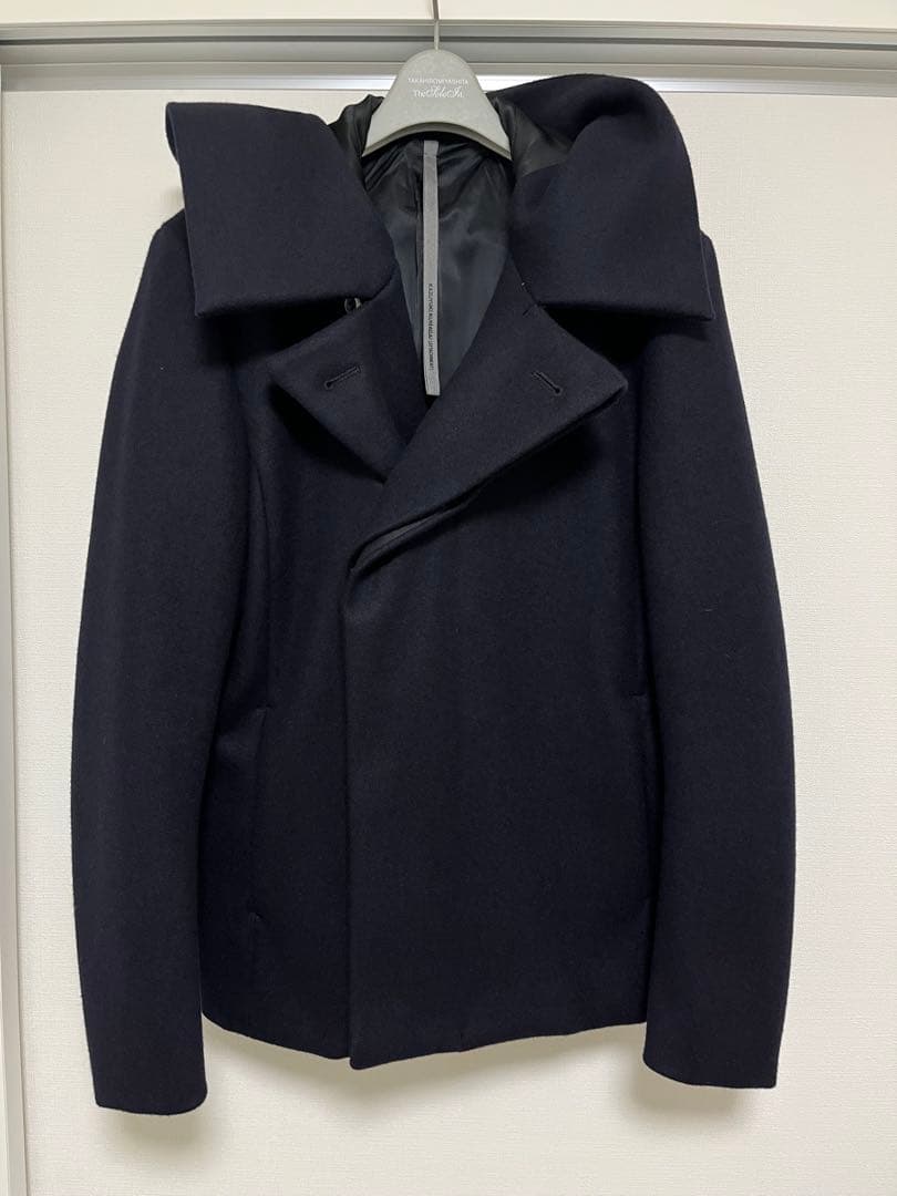 カズユキクマガイ attachment カシミヤ混ブルゾン ジャケット フード付