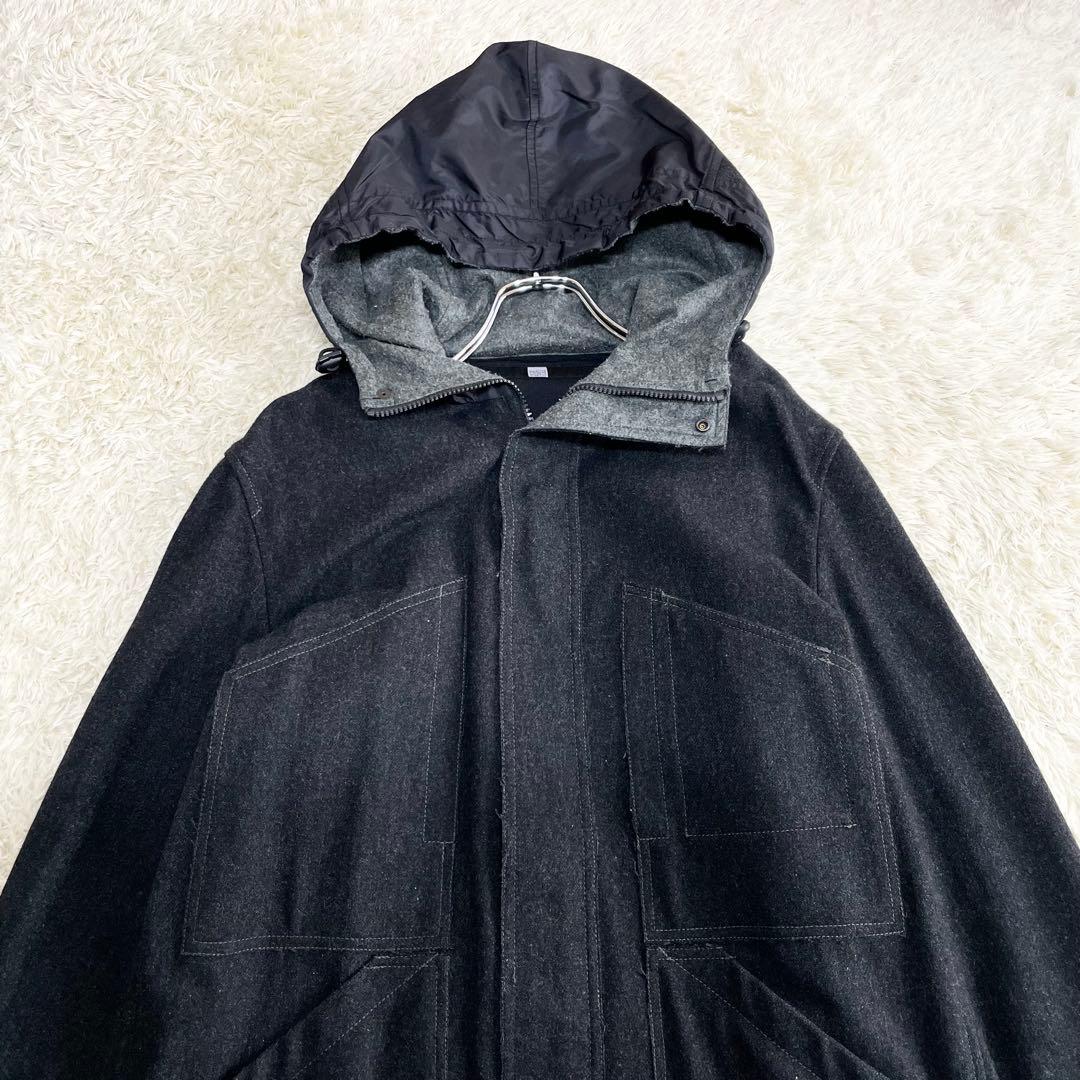 Marithe + Francois Girbaud ウール 切り替え コート