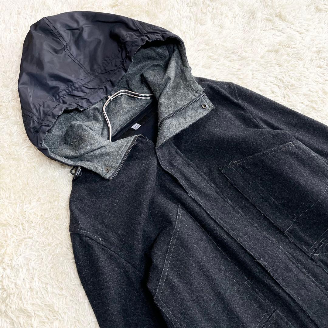 Marithe + Francois Girbaud ウール 切り替え コート