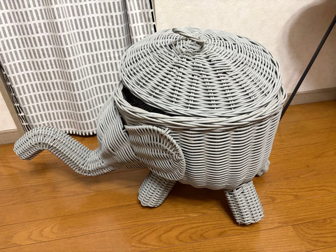 【zara】ゾウのバスケット