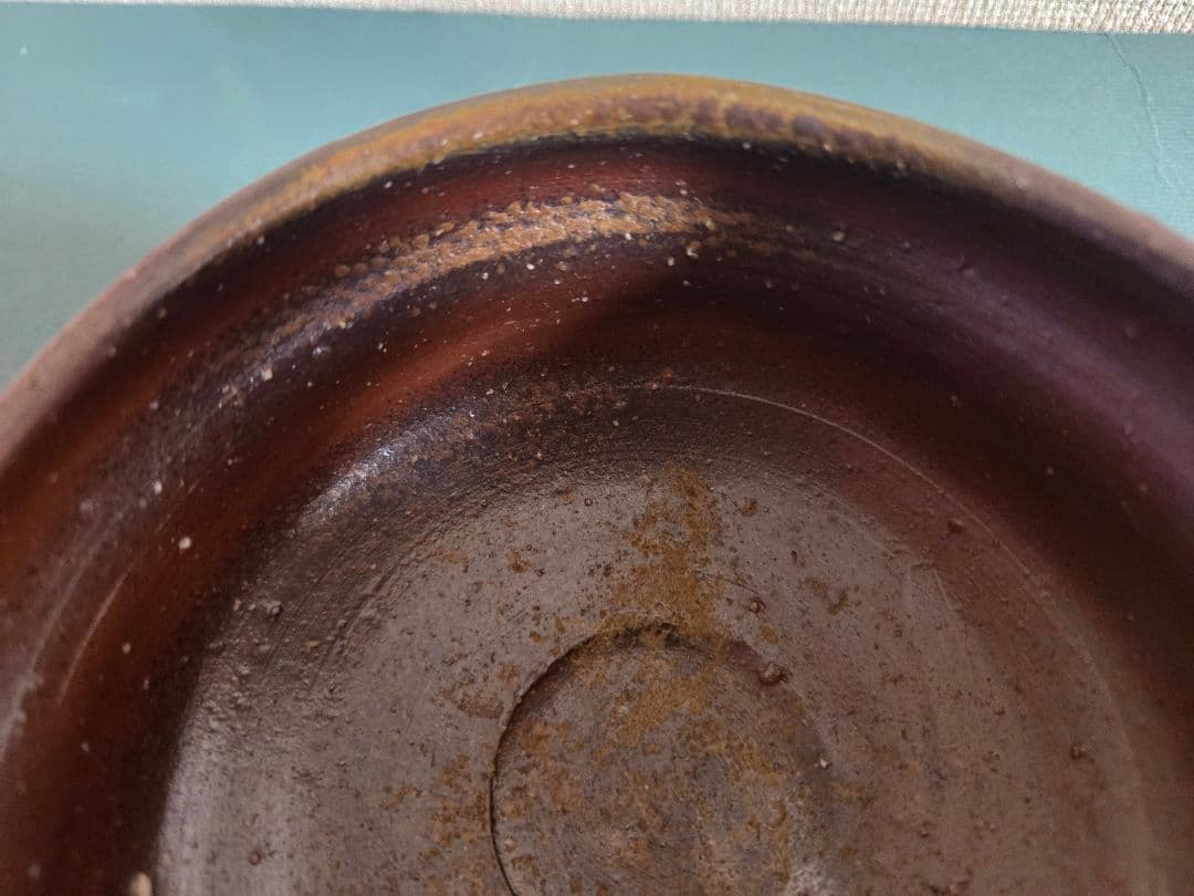 備前焼 伊勢崎満作 抹茶茶碗 木箱、共布、栞付