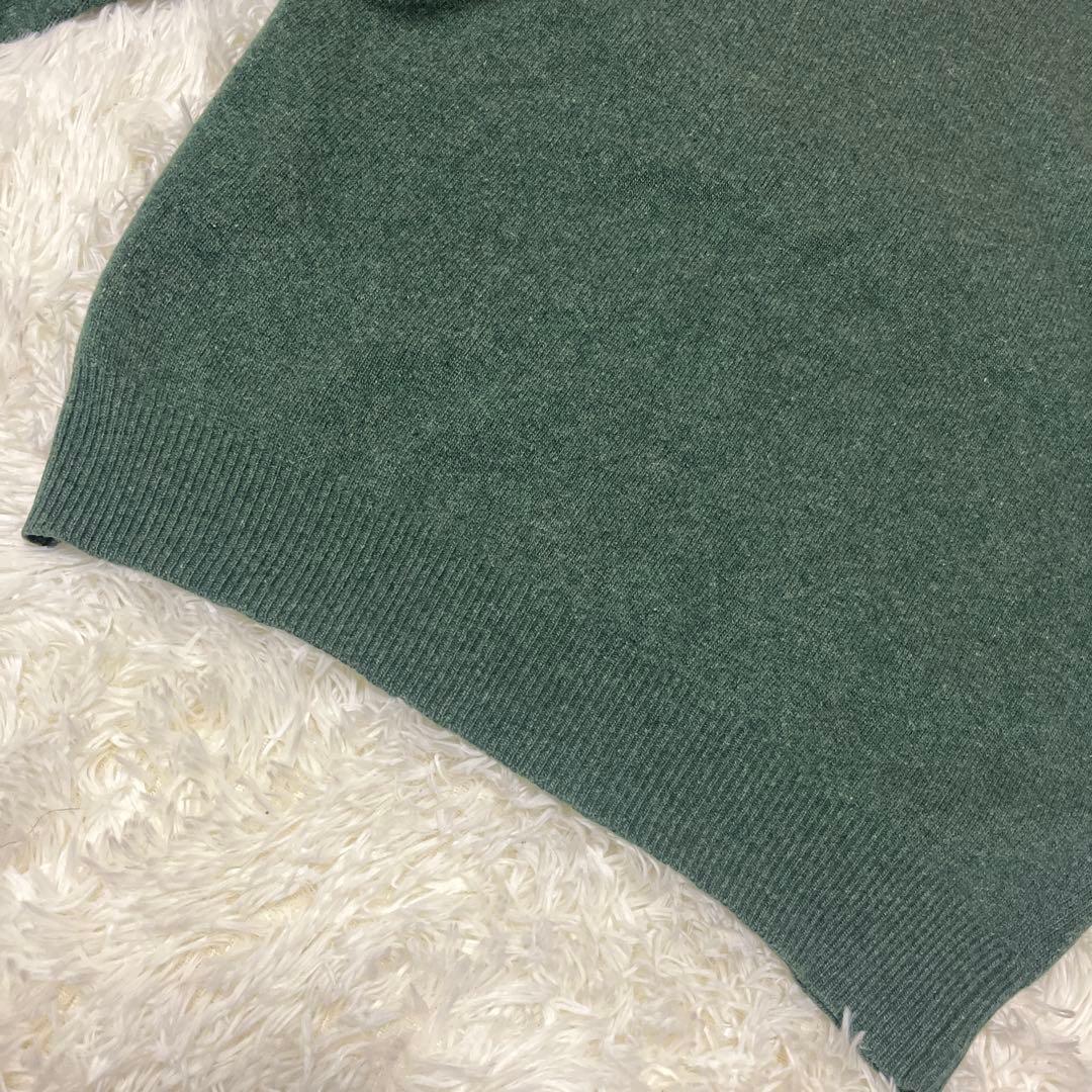 【極美品】✨ゼニア カシミヤ100% タートルネック ニット L イタリア製