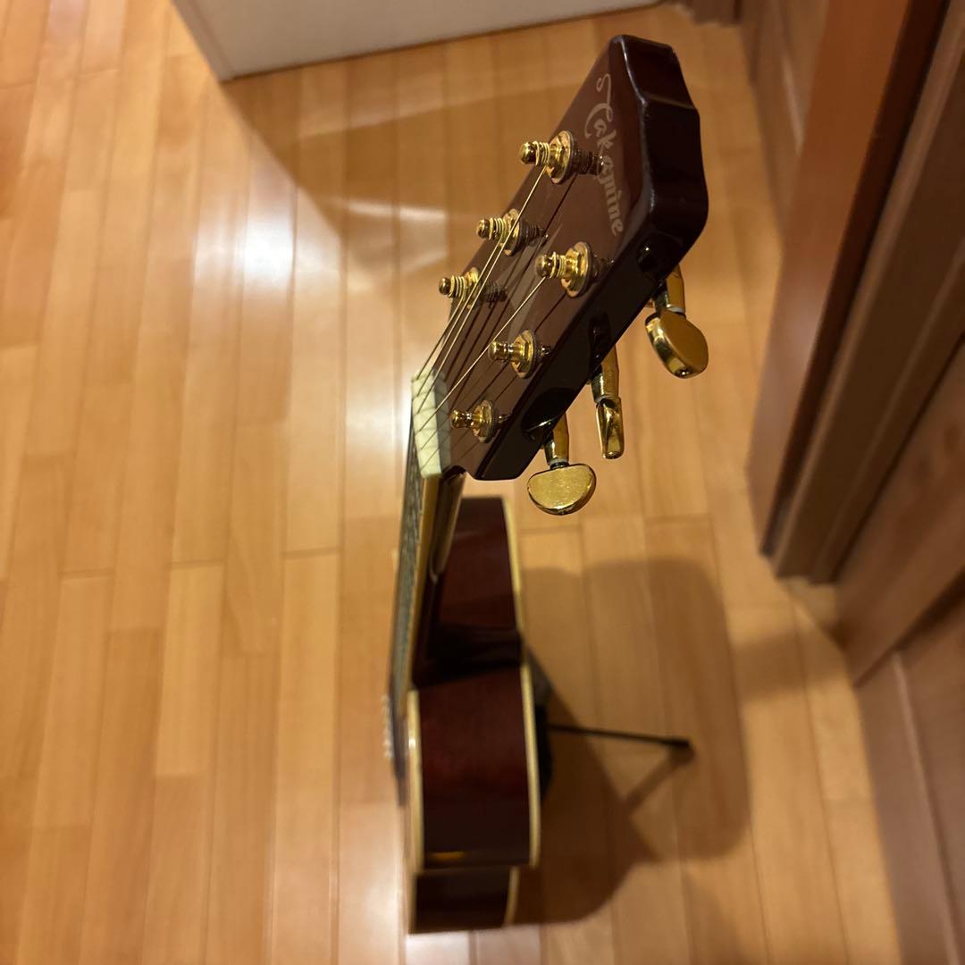希少 Takamine エアコギター ゴールドパーツ仕様 新品弦張替済
