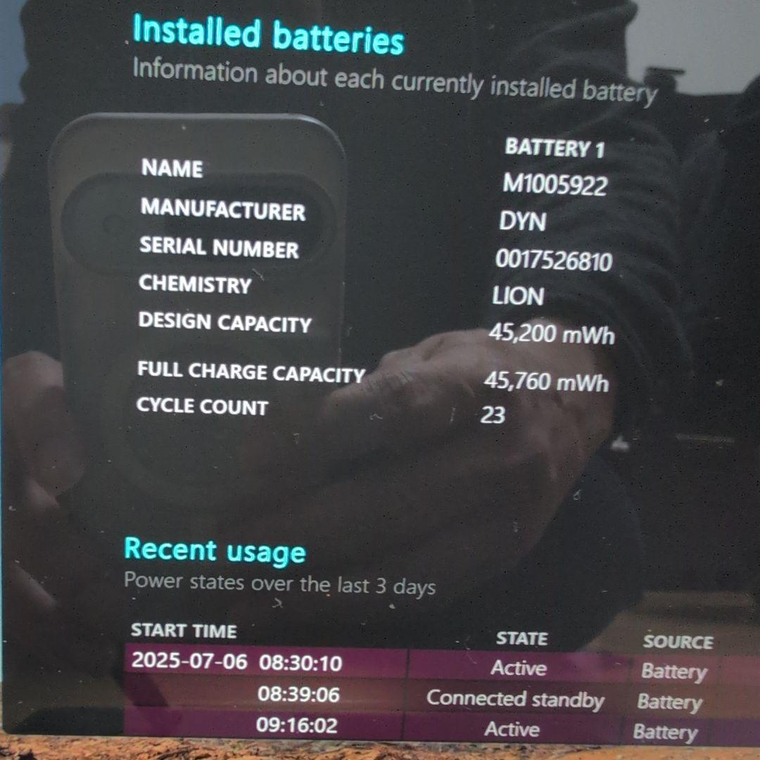 Surface Laptop 2 (i7/16GB) ブラック バッテリー良