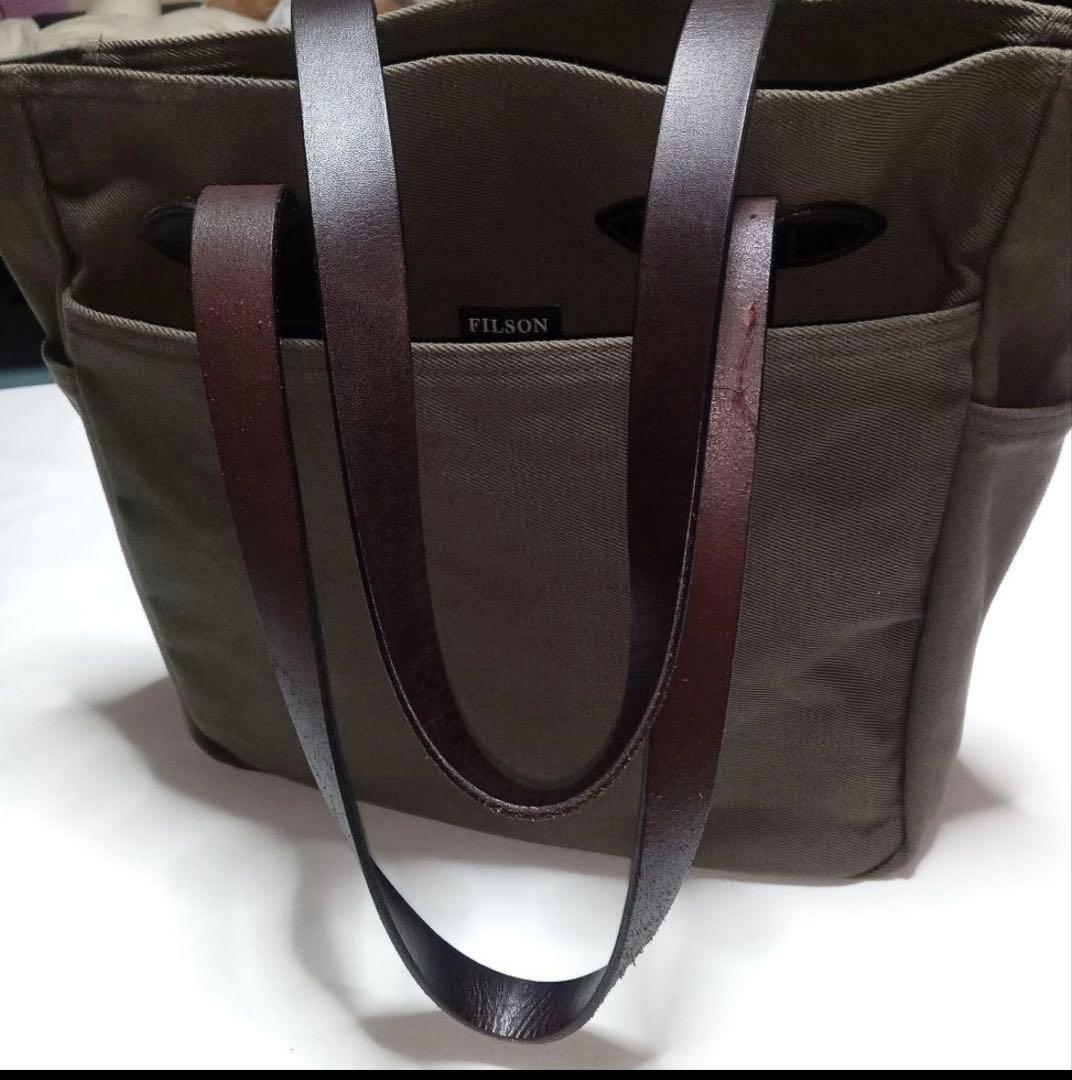 FILSON キャンパスオープントートバッグ　オリーブ