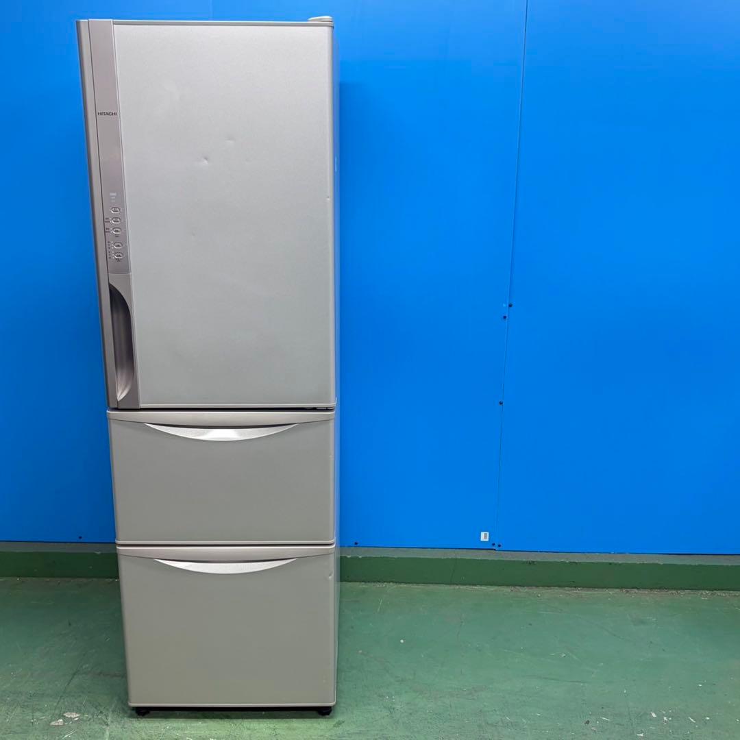 718 関東圏　半年保証付　冷蔵庫　大型　右開き　300L強 自動製氷機　極美品