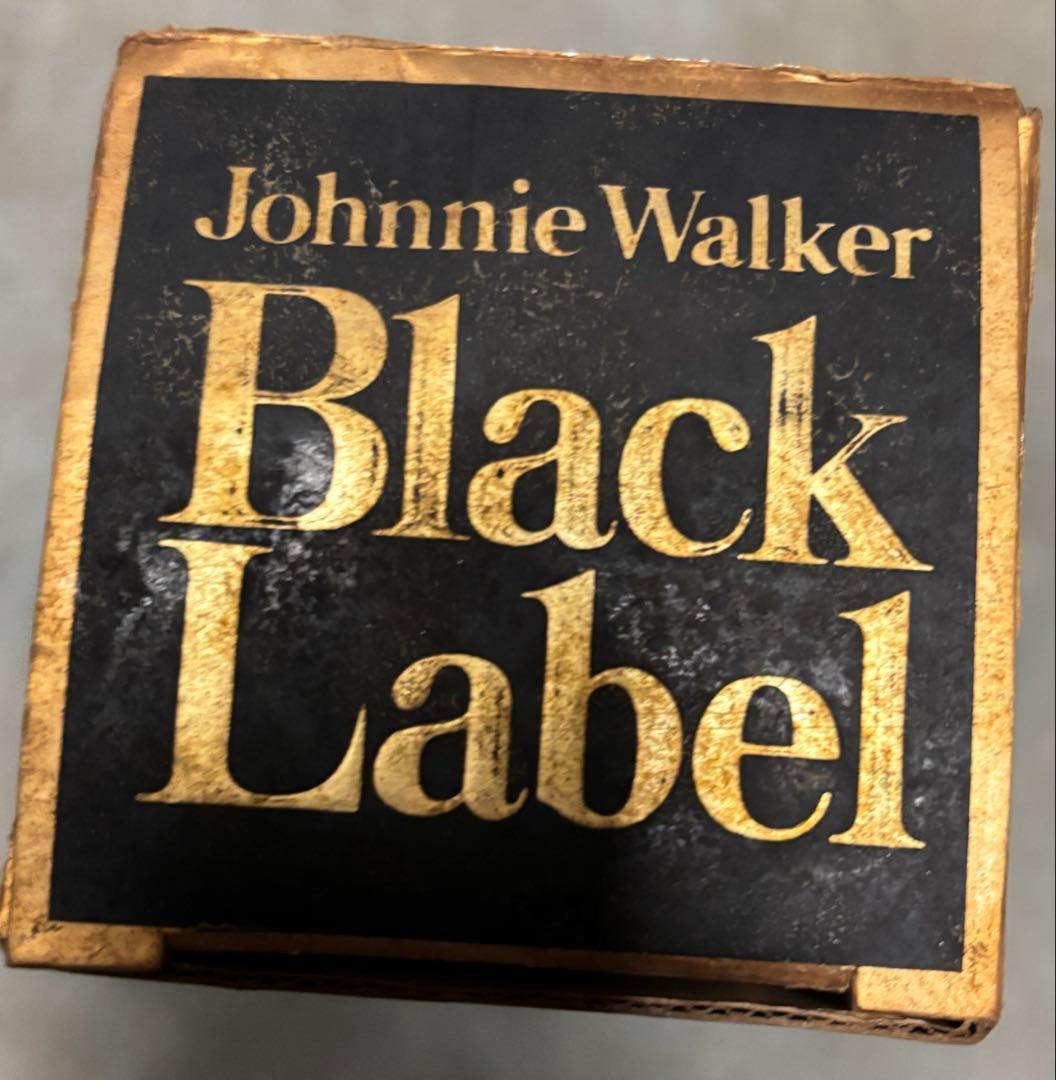 【未開栓・古酒】ジョニーウォーカー 黒ラベル 金キャップ
