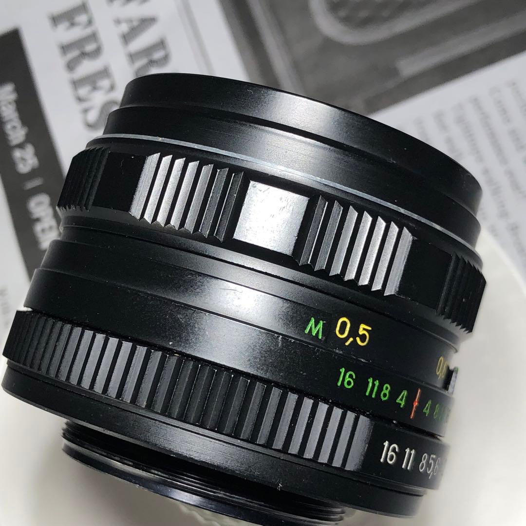 Helios 50mm f1.8 m42マウント