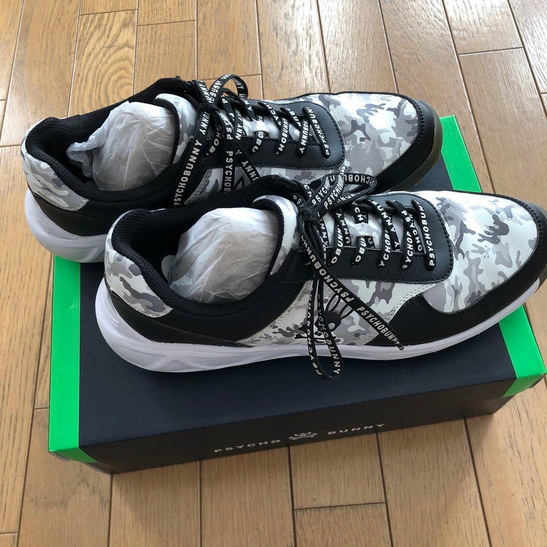 PSYCHO BUNNY カモフラージュ ゴルフスニーカーサイズ27.5cm