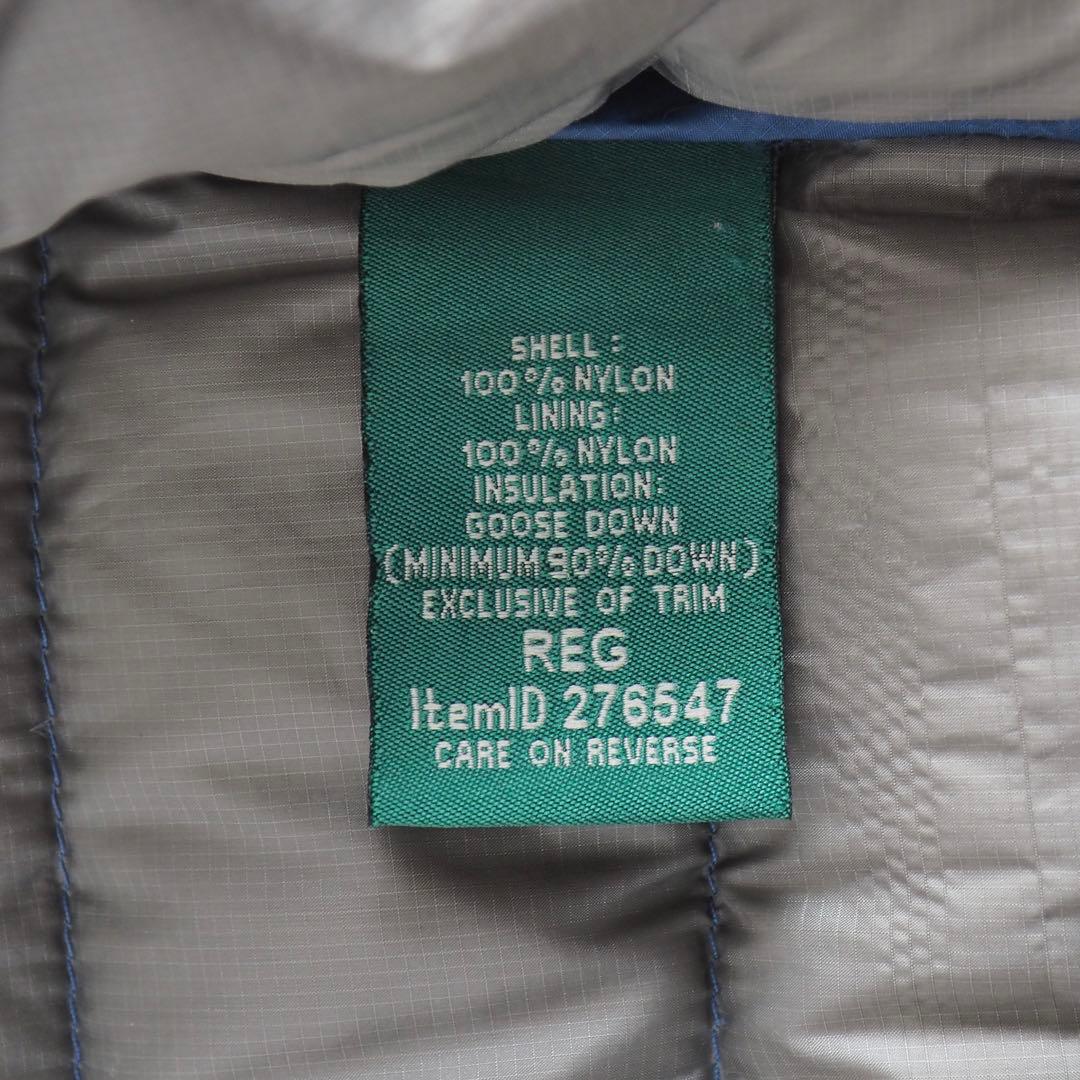 エルエルビーン　グースダウン　ウルトラライト　ブルー　美品