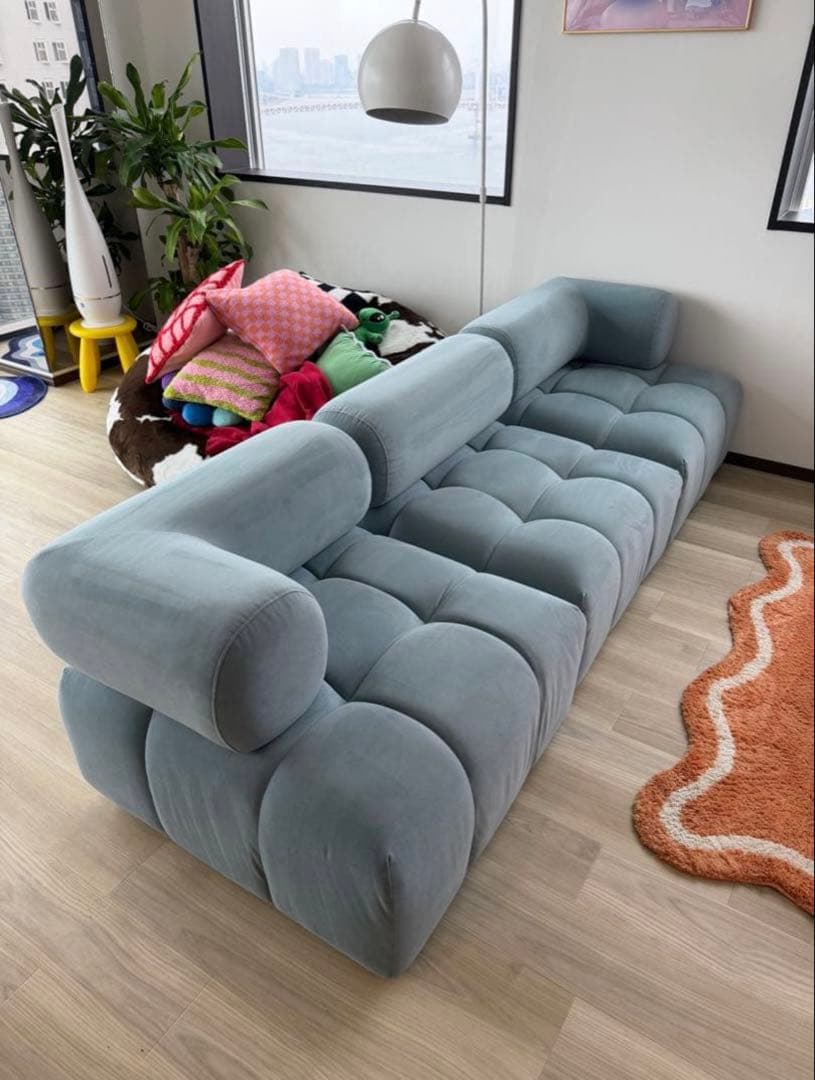 フランフラン パフィソファ 3人掛け 中央パーツ 美品