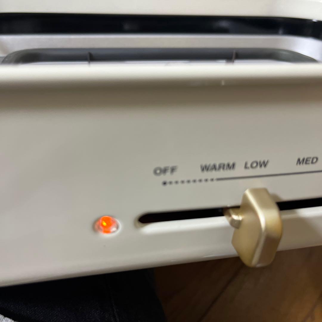 【未使用級】BRUNO コンパクトホットプレート　ホワイト3点セットBOE021