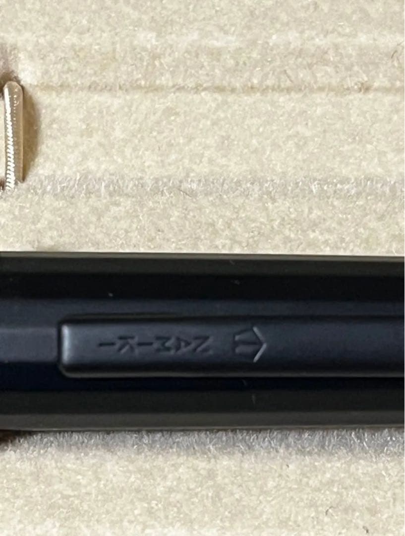 【希少】【値下げ不可】ナミキ 万年筆 キャップレス 多角形 マットブラック B