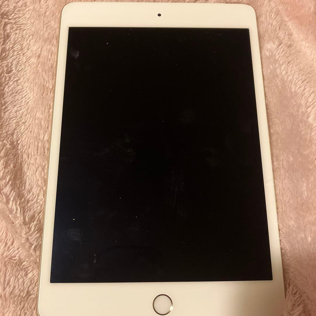 ipad mini 4 128GBゴールド MK782J/A 箱付き　付属品有