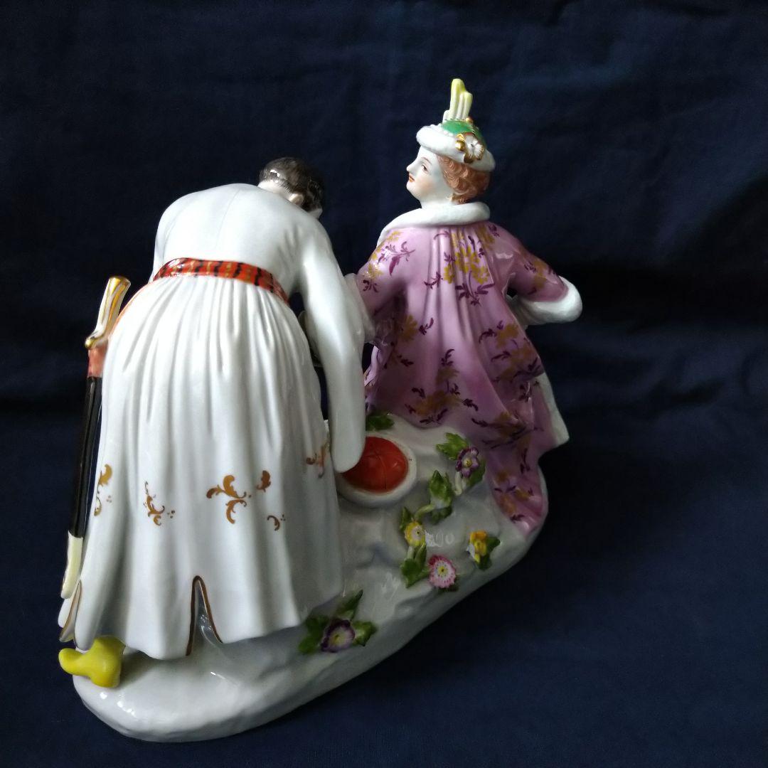 マイセン(Meissen)フィギュリン『ポーランド貴婦人と紳士』