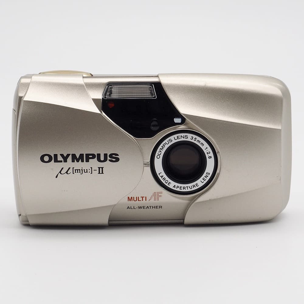 訳あり・実写確認済　オリンパス OLYMPUS μ[mju:]-II ミューツー
