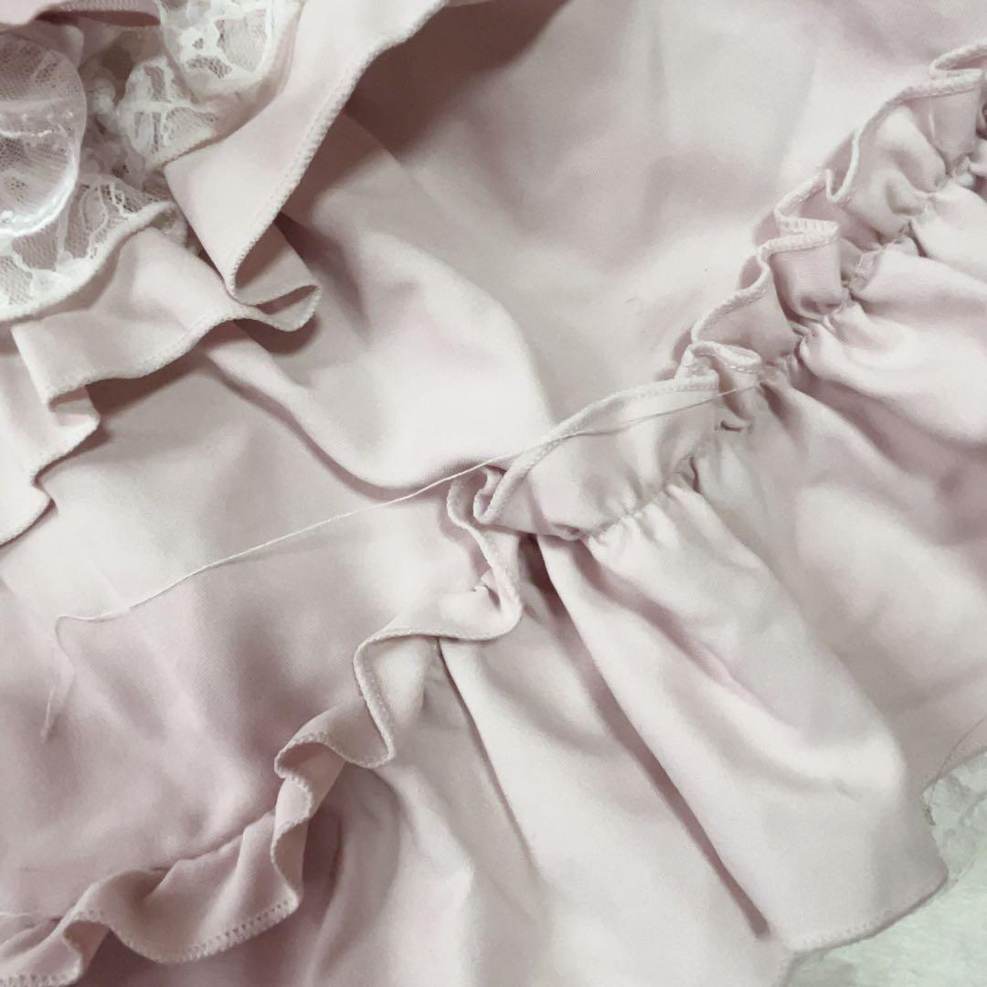 LIZLISAティアラリボンティアードワンピースピンク