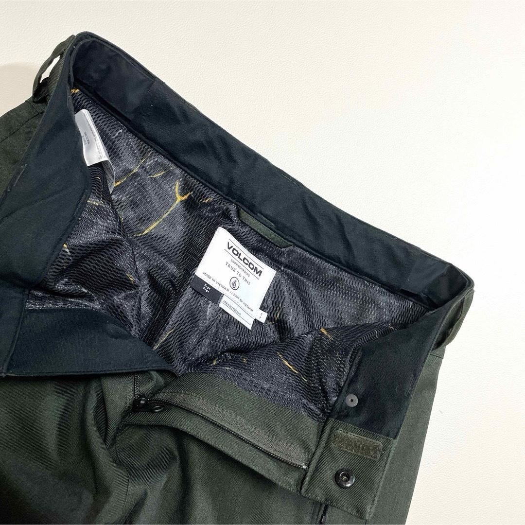 6704【美品】ボルコム　パンツ　無地　スノボウェア メンズ カーキ