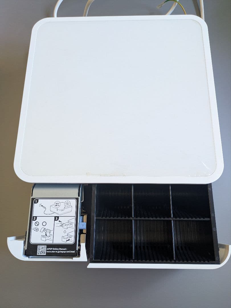 【美品】スター精密 mpop プリンター一体型キャッシュドロア