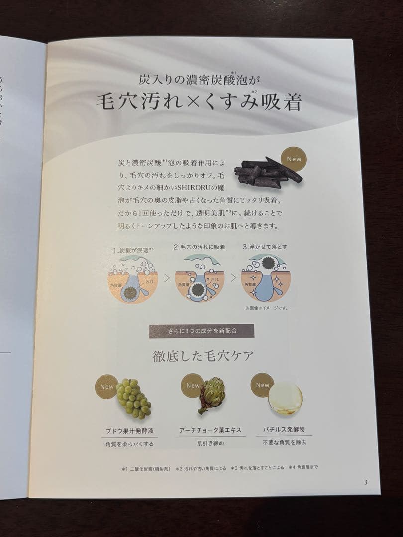 すまいる　SHIRORU クリスタルホイップブラック 120g 4本セット