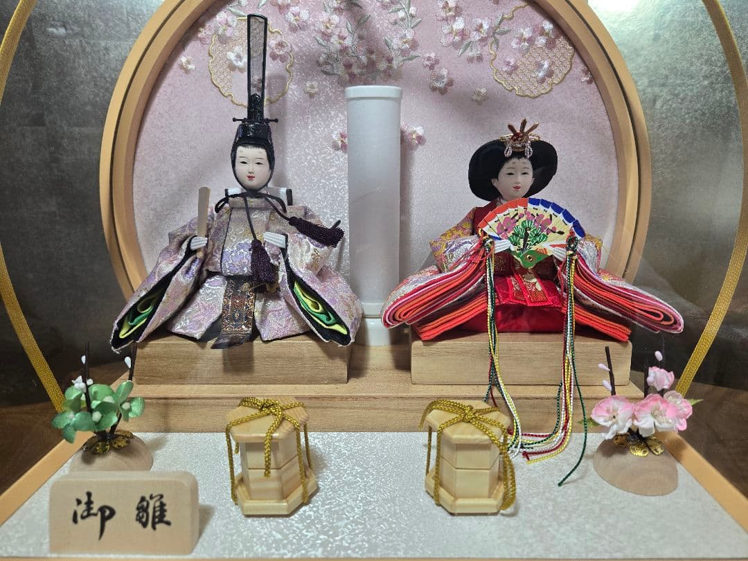 【一点限り】雛人形 ケース飾り　K54