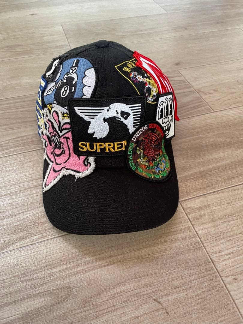 帽子 Supreme Patches 6-Panel \"Black\"