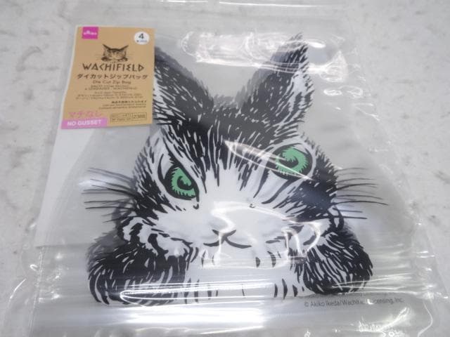 新品　ダイカット　ジップバッグ　ラッピング　マーシィ　わちふぃーるど　ダヤン　猫