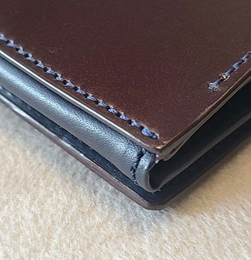 新品未使用ポールスミス PaulSmithコードバン名刺入れ 濃茶 最上級 希少