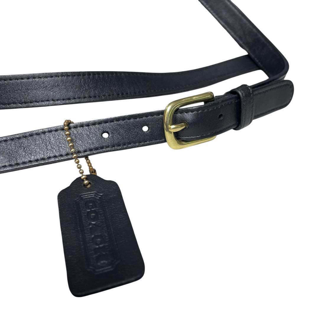 「美品」　オールドコーチ　9977 USA 2way ブラック　ショルダーバッグ