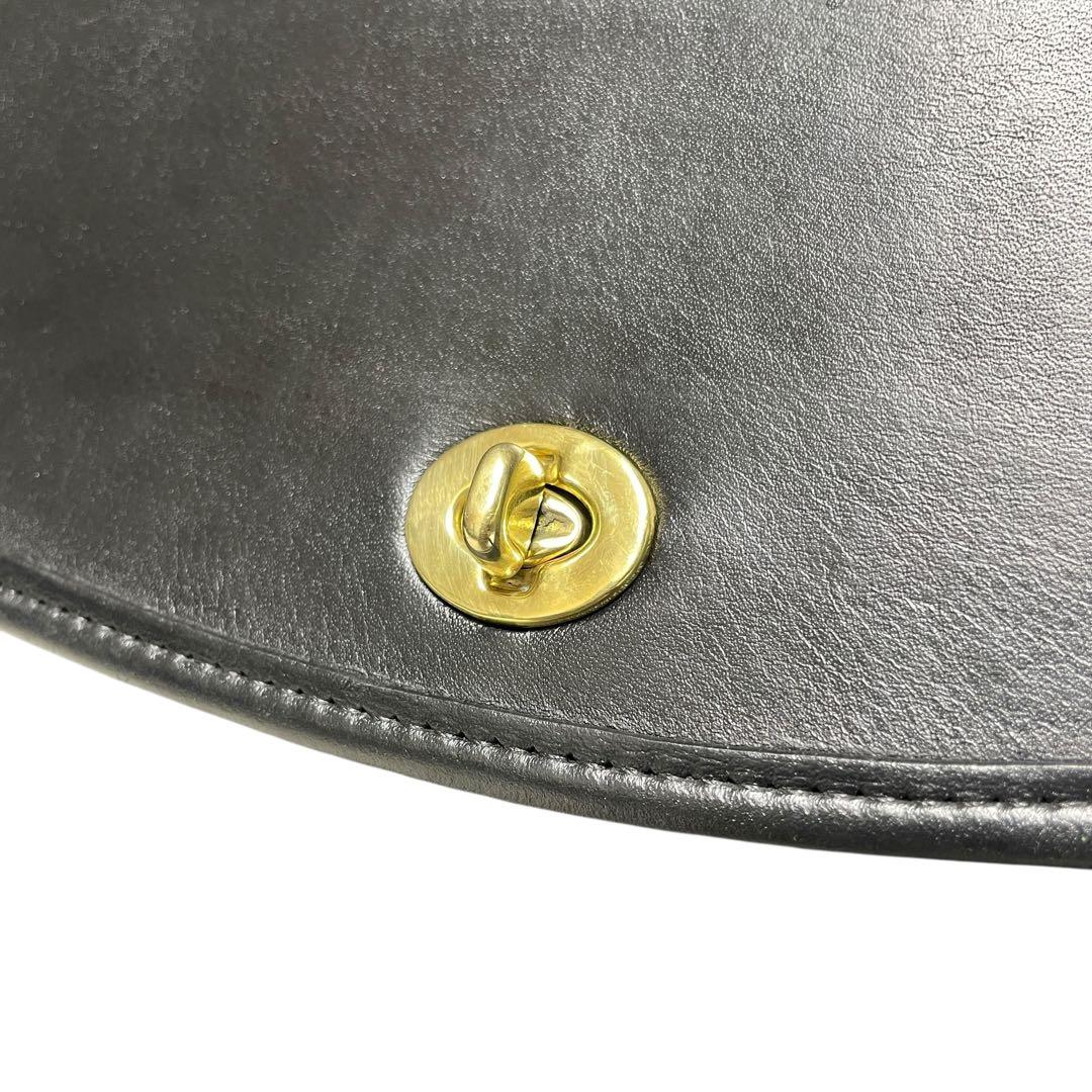 「美品」　オールドコーチ　9977 USA 2way ブラック　ショルダーバッグ