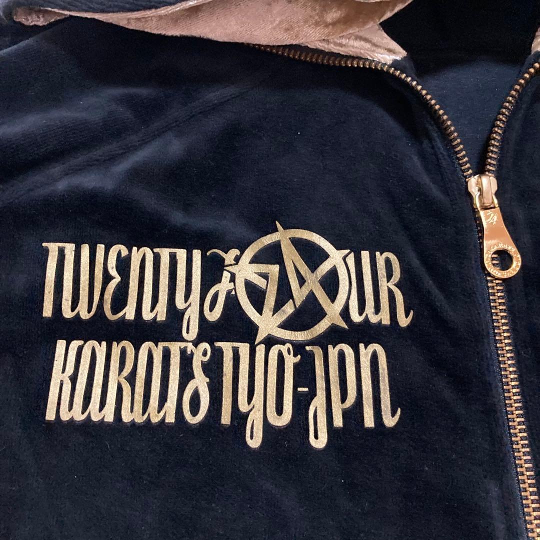 24KARATS セットアップ ジャージ　ステイゴールド　黒×金 Lサイズ