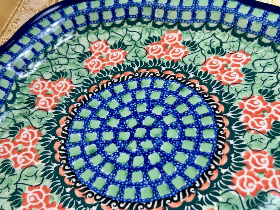 ポーリッシュポタリー　大皿　2枚セット