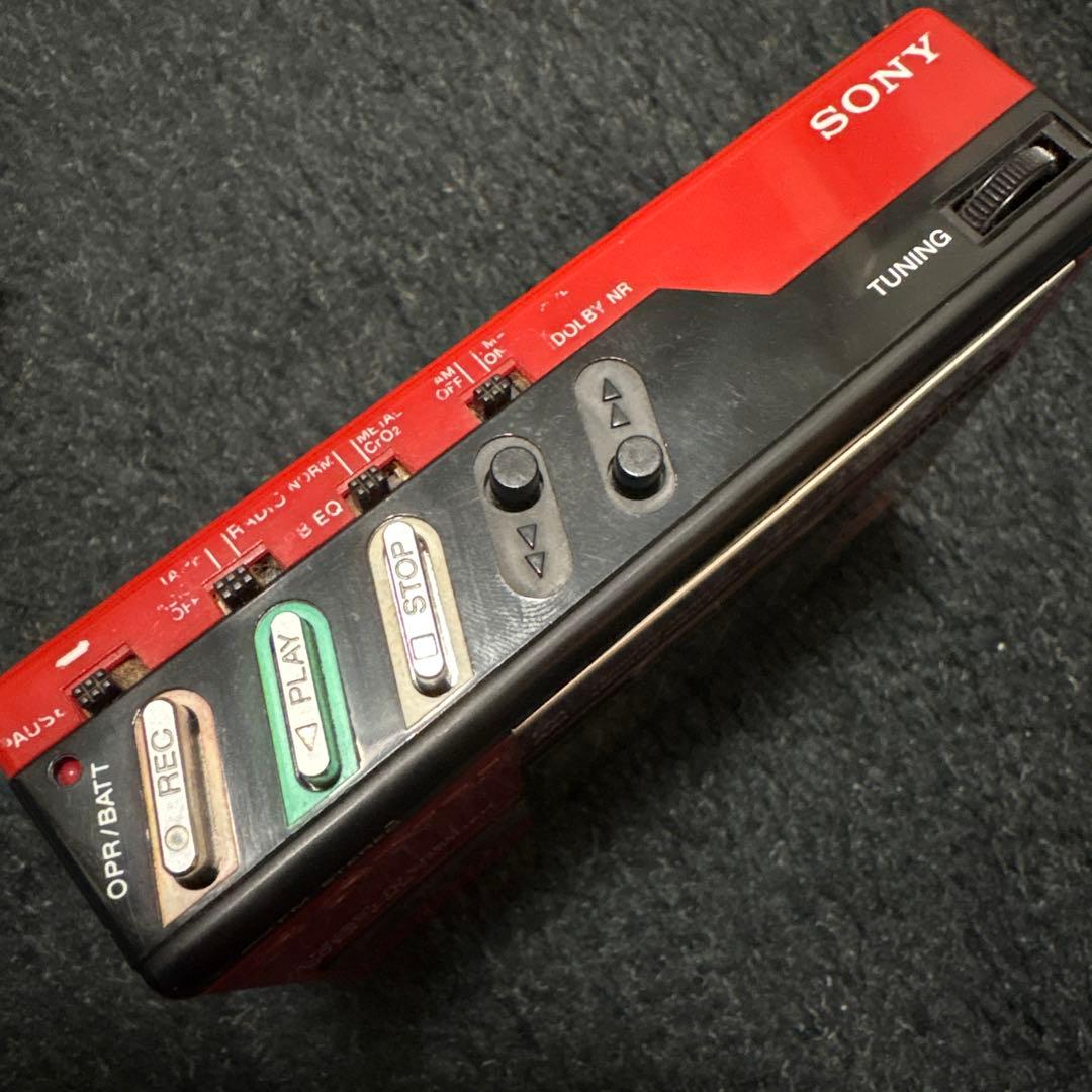 ポータブルプレーヤー SONY WM-F65 cassette-coder WALKMAN