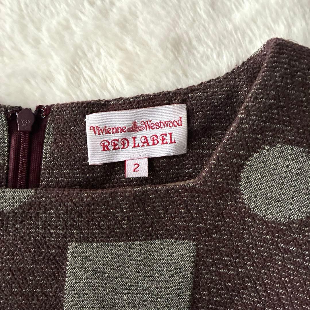 美品 希少✨ヴィヴィアン ウエストウッド 変形 プリーツ ワンピース 総柄