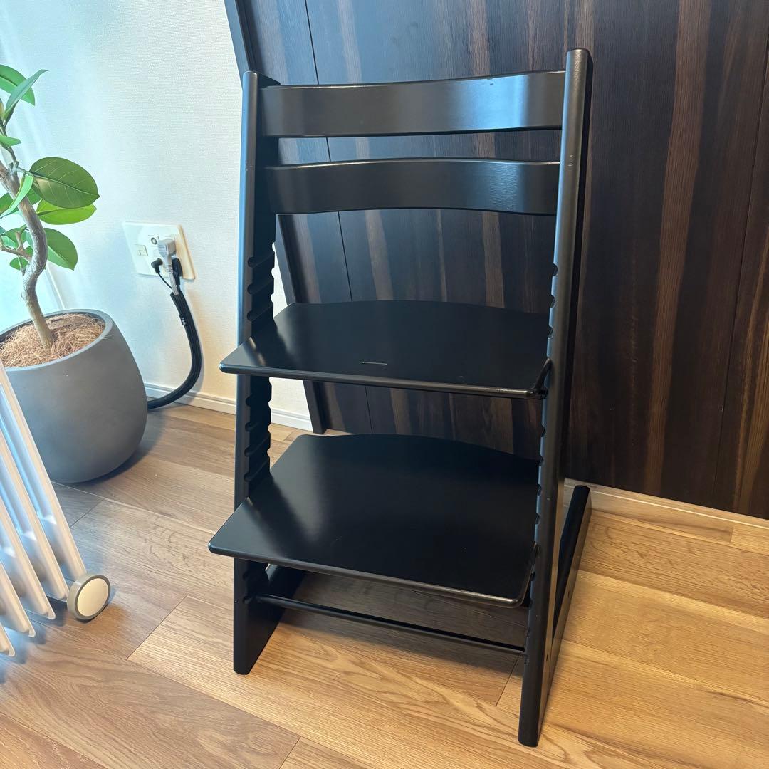 【美品】STOKKE（ストッケ）トリップトラップ ブラック