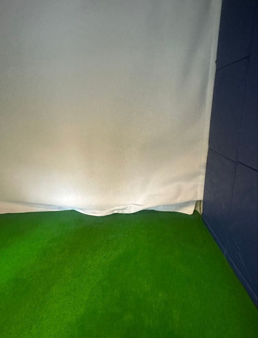 シミュレーションゴルフ　室内防球マット　プロジェクター　専用スクリーン