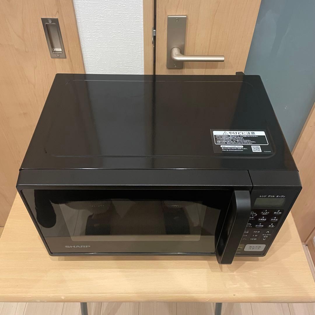 SHARP シャープ RE-F163 オーブンレンジ ブラック 2023年製
