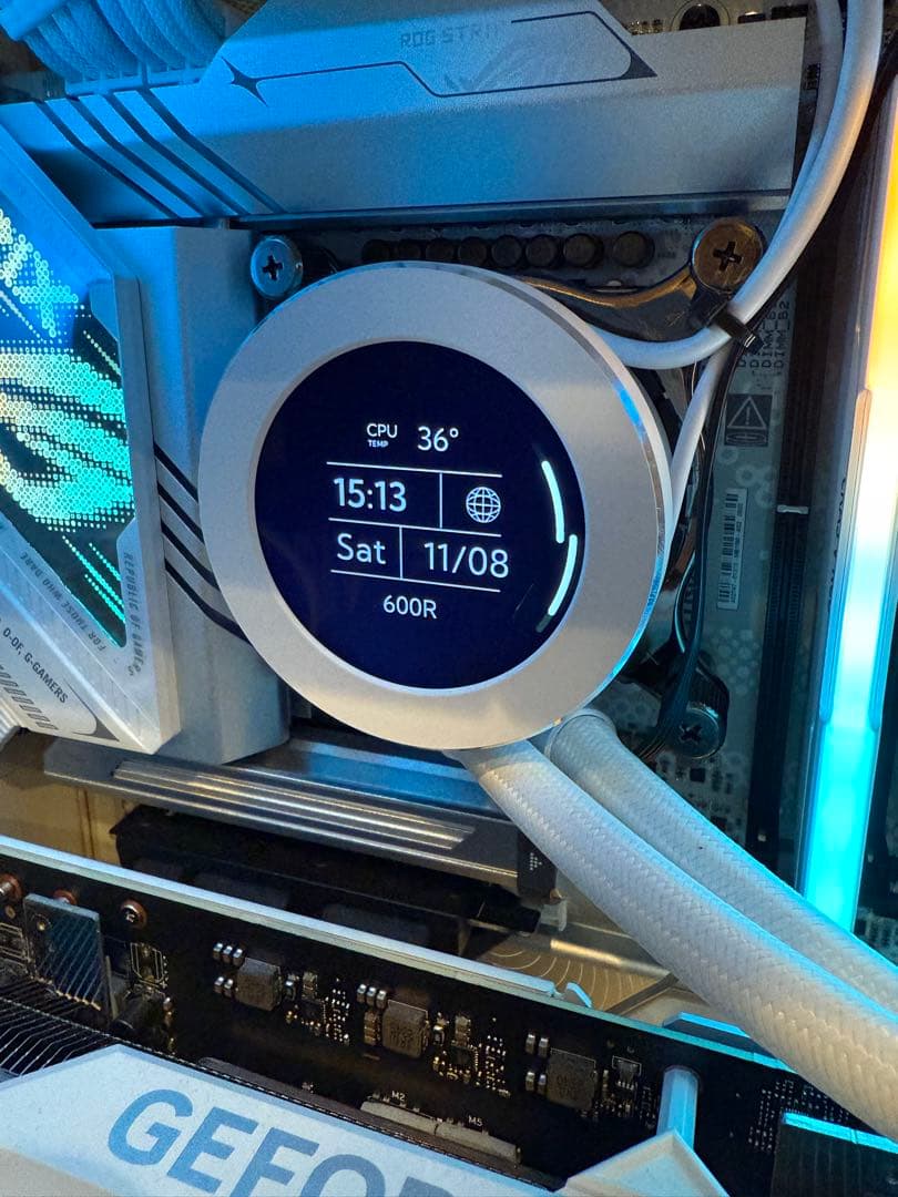 【中古美品】ASUS ROG STRIX LCⅡ 360 white+おまけ