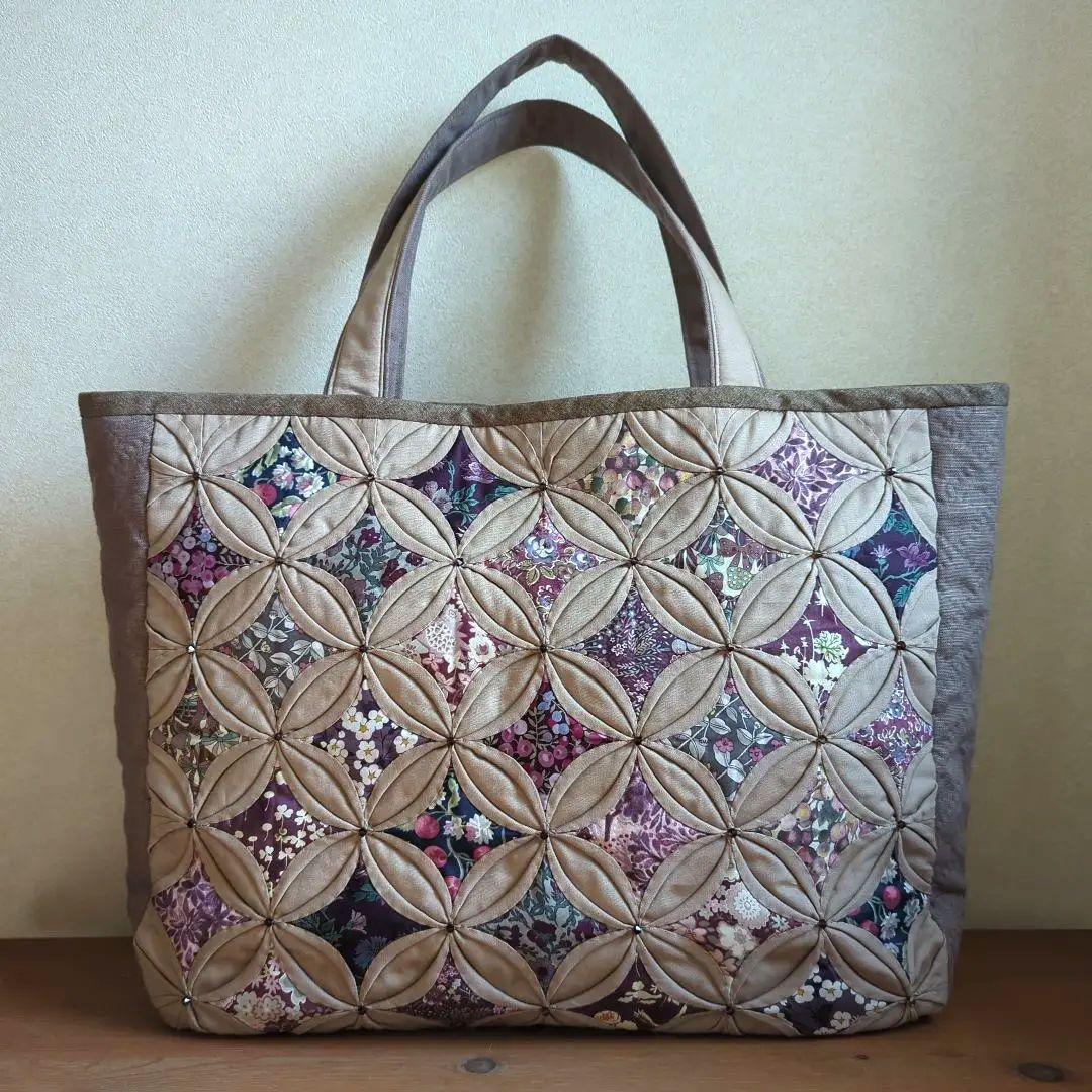 ✿リバティ✕パッチワーク✿　アッコちゃん様 ご注文品　カシス＆グレー