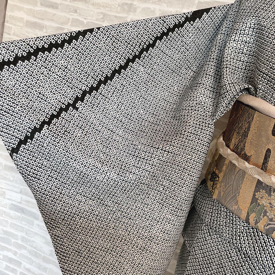 訪問着　フルセット　総絞り　波紋　入学式　卒業式　着物　Q2