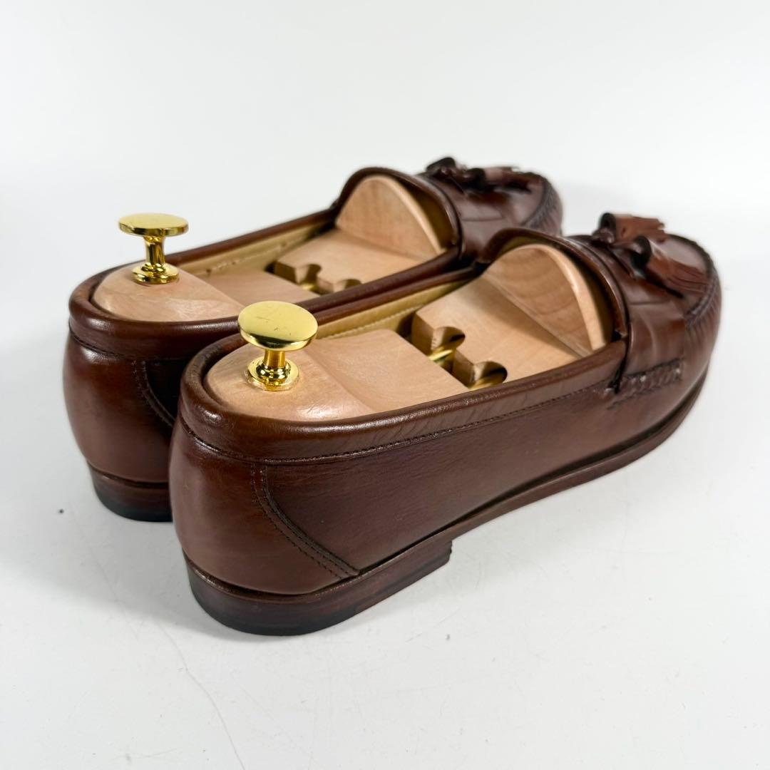 【USA製】COLE HAAN コールハーン　タッセルローファー　革靴　茶 良品