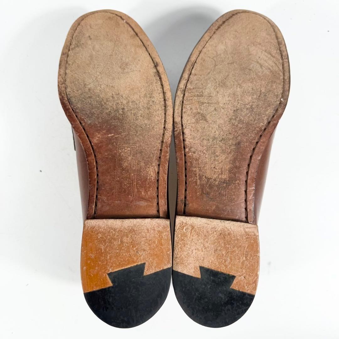 【USA製】COLE HAAN コールハーン　タッセルローファー　革靴　茶 良品