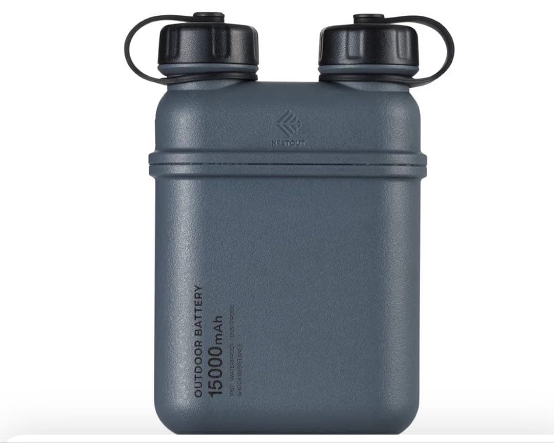 ELECOM 15000mAh モバイルバッテリー グレー