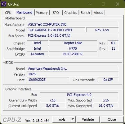 ASUS TUF GAMING H770-PRO WIFI (動作確認済み)