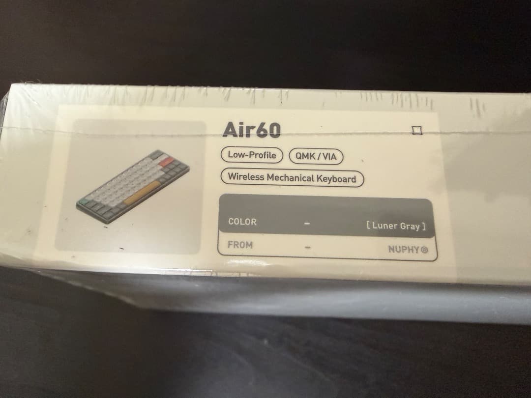 新品 NuPhy Air60 V2 Cowberry - Lunar Gray