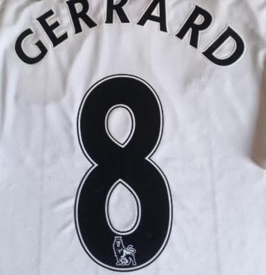 10/11 リヴァプール アウェイ 長袖 8番 スティーブン・ジェラード