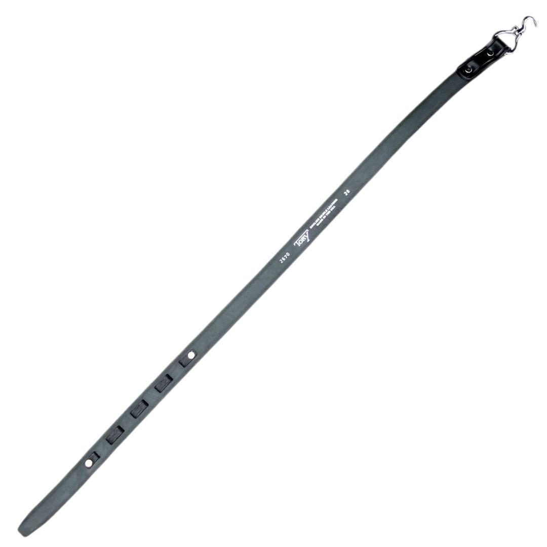 #188 TORY ニッケル フーフピック バックル レザーベルト 28