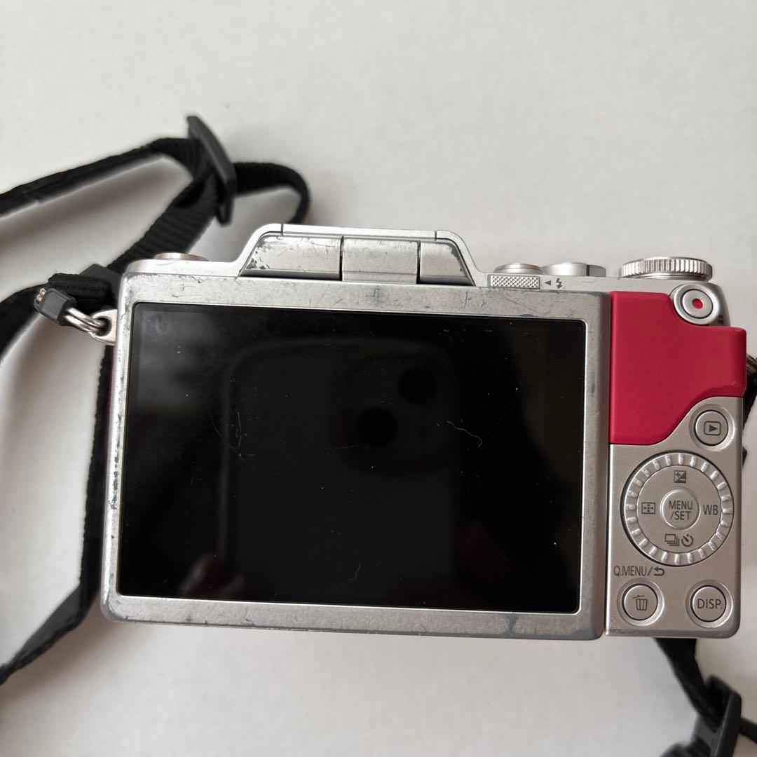 Panasonic LUMIX G ミラーレスカメラ レッド