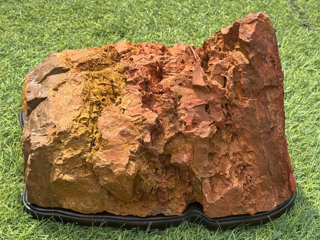 15kg 佐渡赤玉石 赤玉 赤玉石 糸掛 赤石 天然石 水石 鑑賞石 天然石